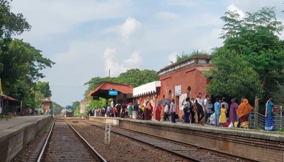 British-era Alamdanga railway station lies uncared