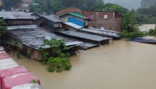 Flood severely damages 15,600 Bandarban houses
