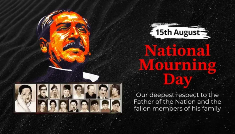 National Mourning Day observed recalling Bangabandhu