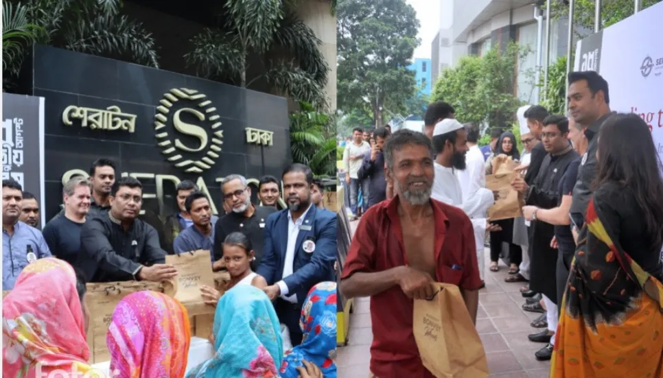 Sheraton Dhaka, The Westin Dhaka distribute foods  