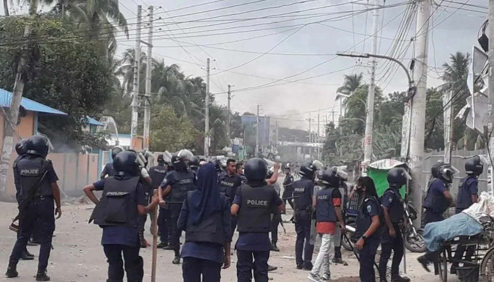 BNP-police clash leaves over 150 injured in Habiganj