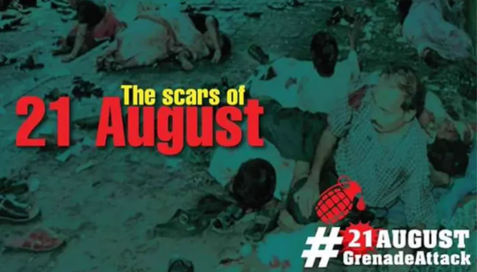 19th anniv of Aug 21 grenade attack Monday