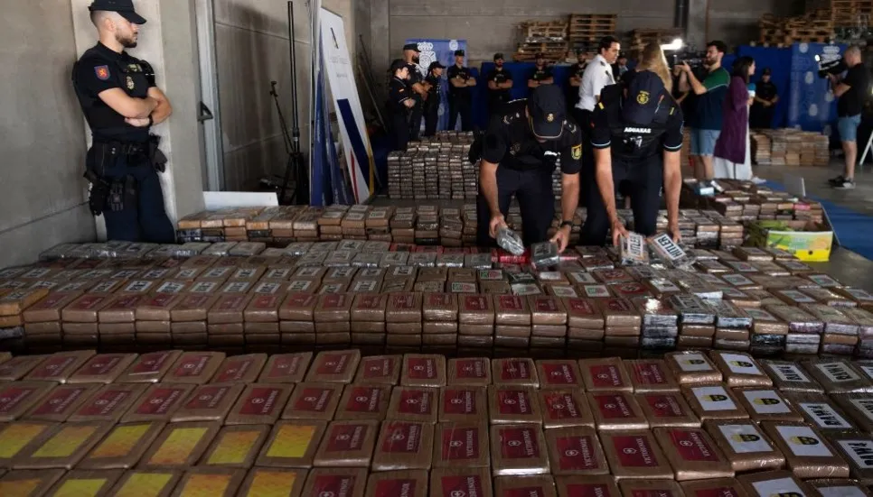 Spain seizes 9.5 tonnes of cocaine from Ecuador