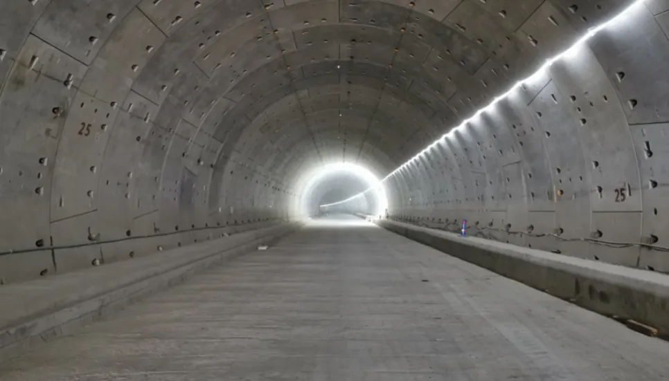 100% work of Bangabandhu tunnel completed