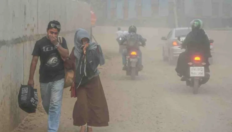 Dhaka’s air quality worst in the world Sunday morning