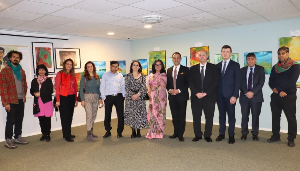 Bangladesh Embassy in Stockholm organises art exhibition on Victory Day