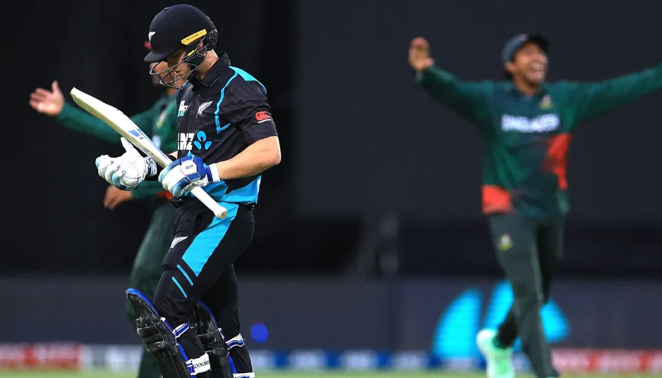 New Zealand labour to 134-9 against Bangladesh in first T20