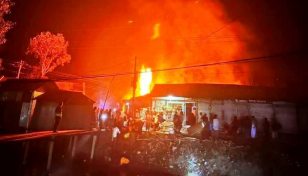 Fire guts 4 shops in Chandpur; six burned