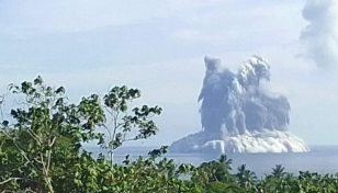 Vanuatu on alert as submerged volcano erupts