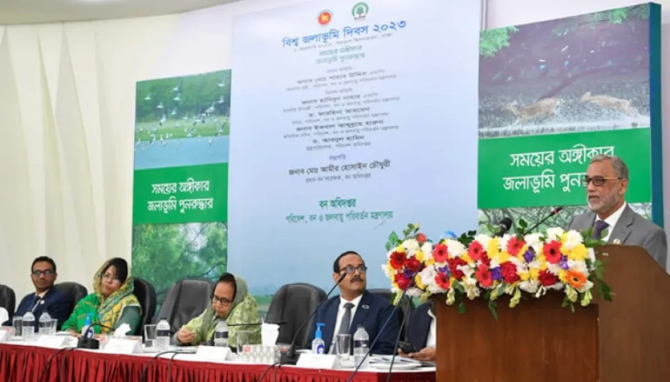 Govt is committed to conserve wetlands: Shahab Uddin