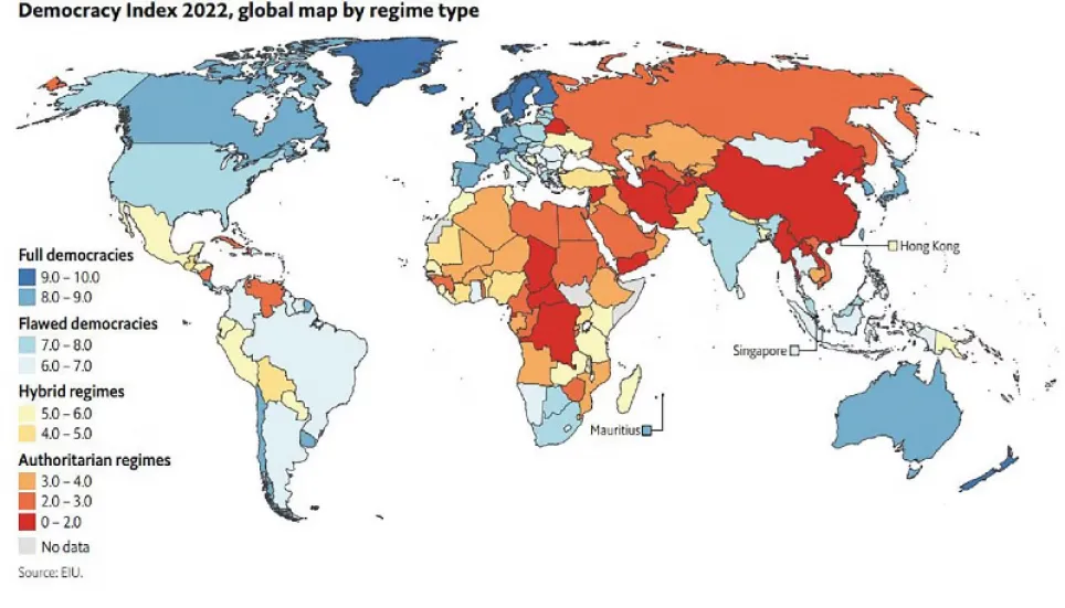 Democracy Index: Bangladesh climbs two notches