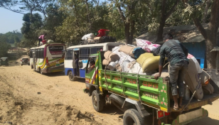 180 Rohingyas relocated to transit camp from Tumbru