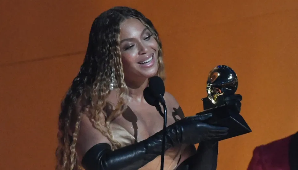 Beyonce breaks record for lifetime Grammy wins