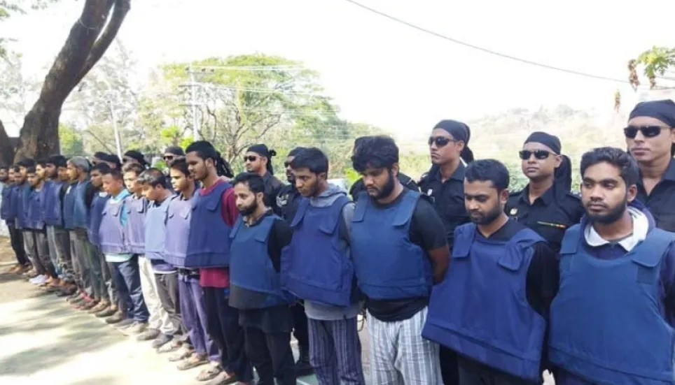 17 'militants,' 3 'KNF members' held in Bandarban