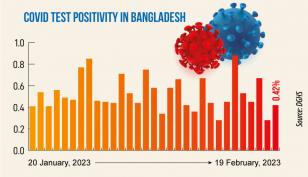 Covid: Daily infection rate at 0.42%