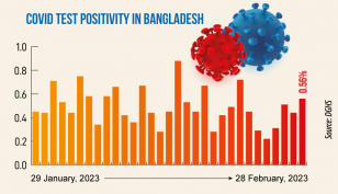 Covid: Daily infection rate at 0.56%