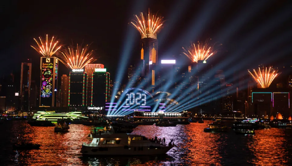 Time zone by time zone, another new year sweeps into view The