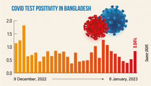 Covid: Daily infection rate at 0.84%