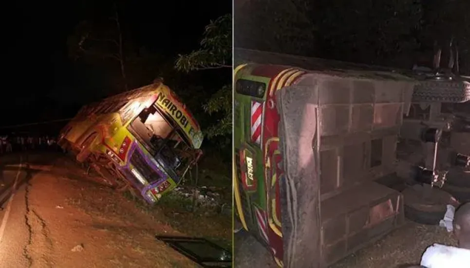 21 die in bus crash on Kenya-Uganda border