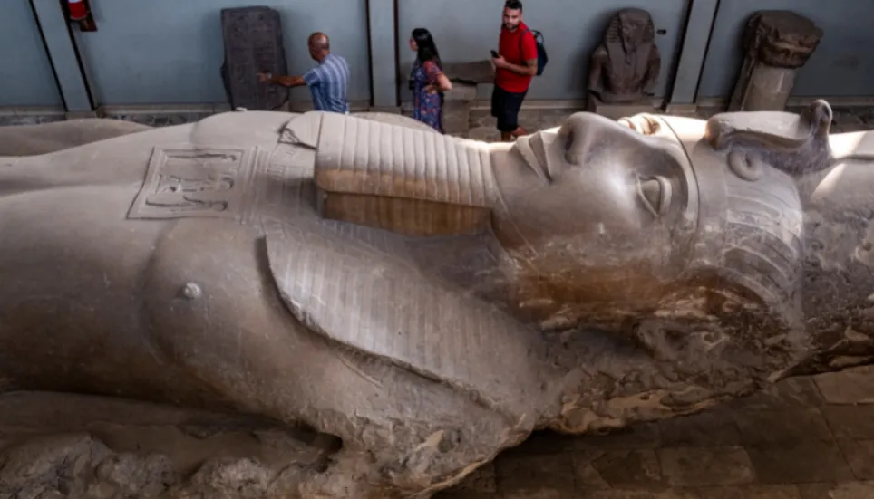 Pharaoh Ramses II's sarcophagus in Paris for rare loan