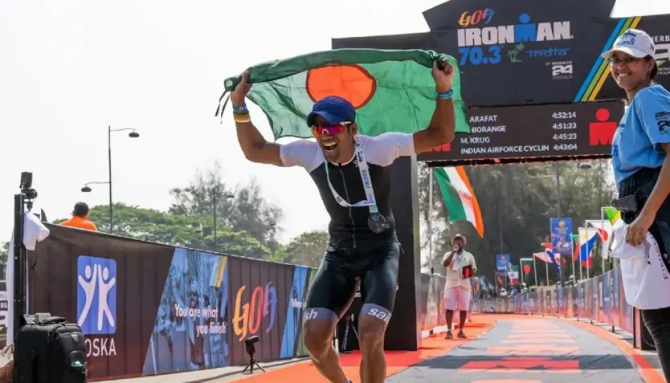 Ironman Arafat wins All World Athlete - Gold Award