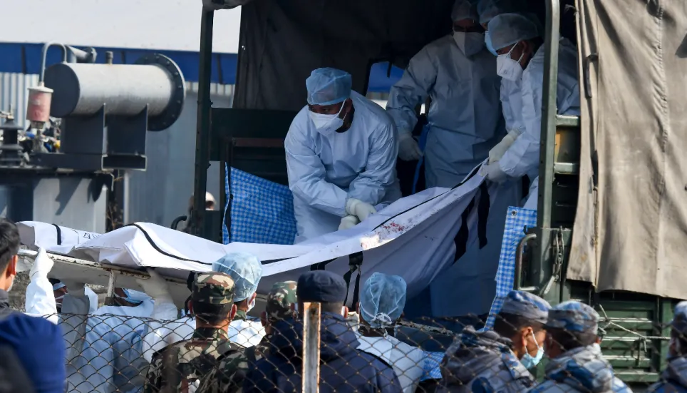 Nepali hospitals return bodies from air crash to grieving families
