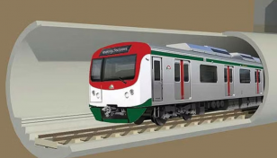 Underground metro rail inauguration of construction Jan 26