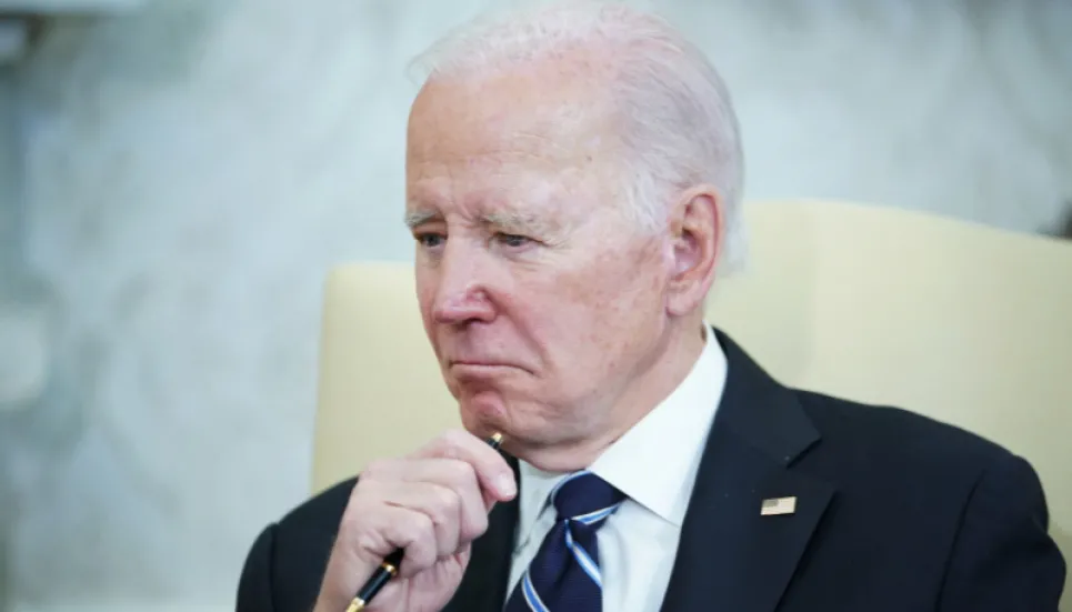Biden urges assault weapons ban after California shootings