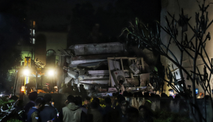 Three dead as building collapses in India