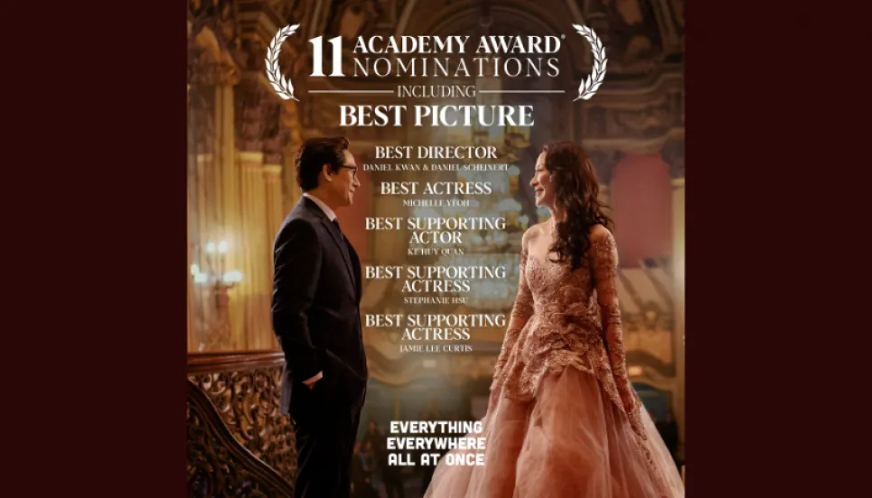 'Everything Everywhere All at Once' tops Oscar noms with 11