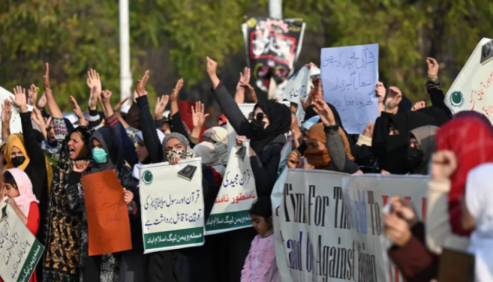 Protests held in Pakistan over Swedish, Dutch attacks on Quran