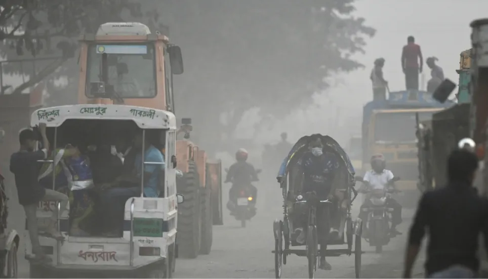 Dhaka's air 3rd most polluted in the world this morning