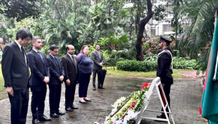 Diplomats honour victims of Holey Artisan attack