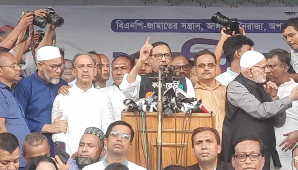 AL's has single demand, polls under Sheikh Hasina: Quader