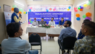 IOM, Qatar Charity reconstruct health facility