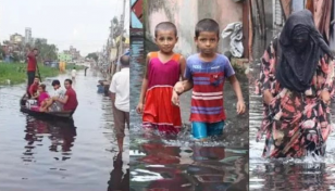 N’ganj’s DND area gets waterlogged after heavy rains