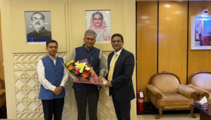 Indian External Affairs secretary Saurabh Kumar in Dhaka