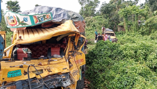 Truck driver arrested over Sylhet road accident