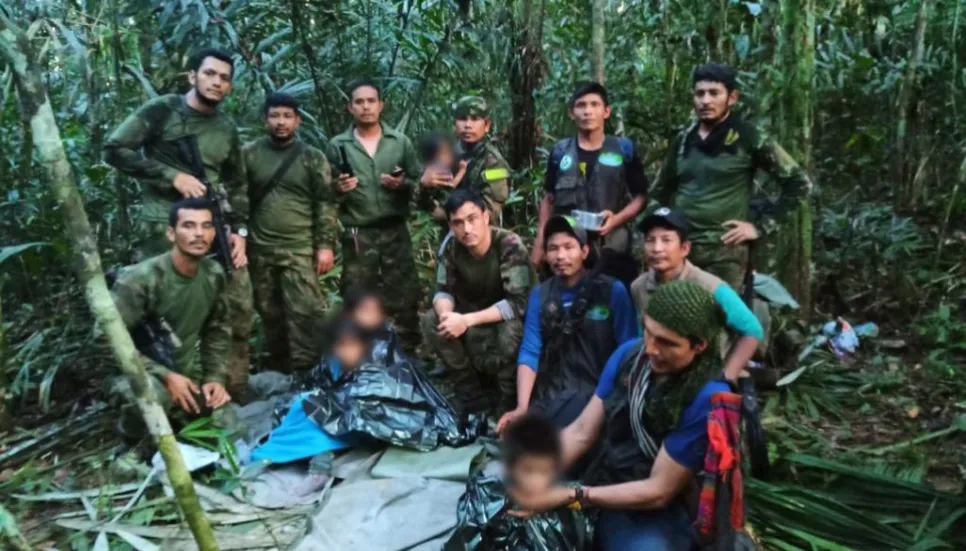 Colombian kids rescued after 40 days in jungle leave hospital