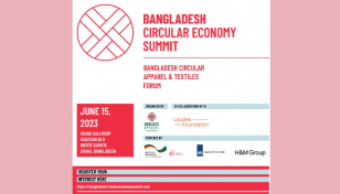 1st Circular Economy Summit in Dhaka on June 15