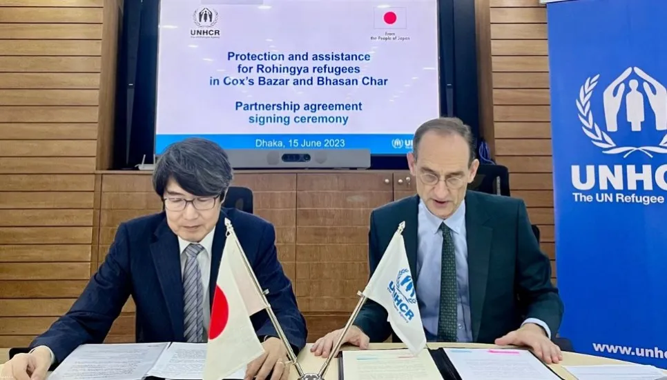 Japan, UNHCR sign $2.9m aid deal for Rohingyas