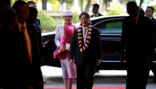 Japan's emperor in Indonesia for first state visit