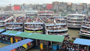 30 lakh vacationers to leave Dhaka by waterways