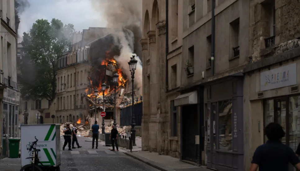 Four in critical condition after Paris building blast