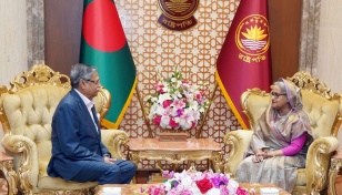 PM meets President at Bangabhaban