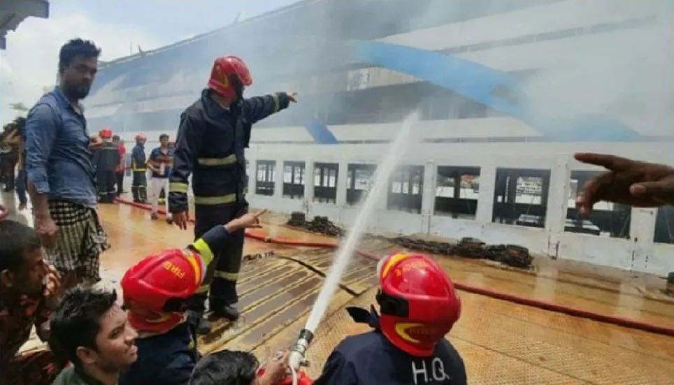 Sadarghat launch fire doused