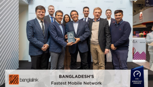 Banglalink wins ‘Ookla Speedtest Award’ for 6th time