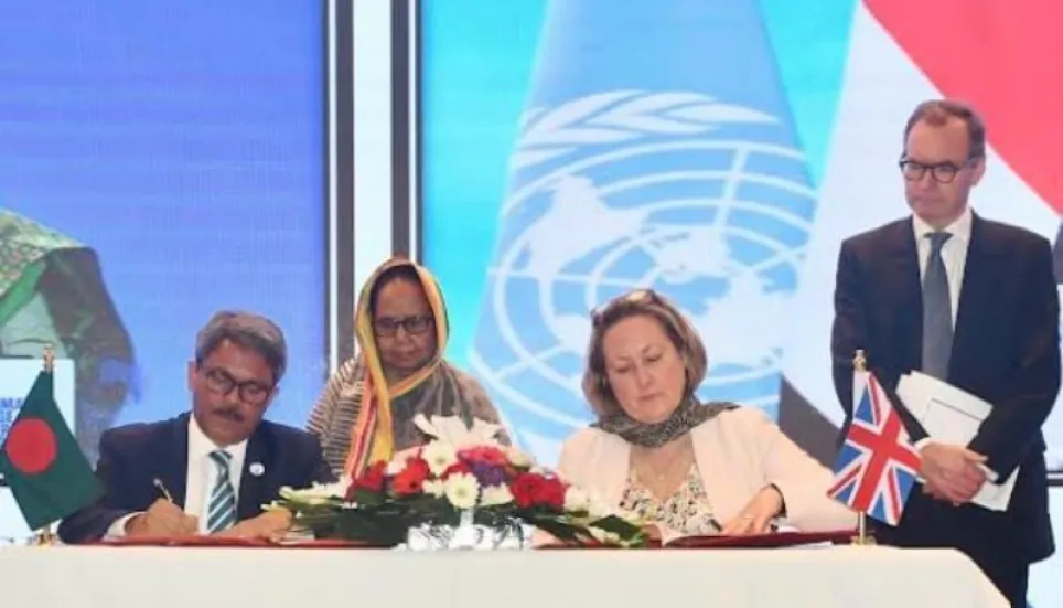 Bangladesh-UK sign climate accord