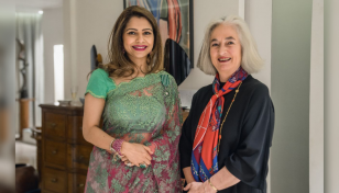 Nadia Samdani receives Knight of the Order of Arts and Letters