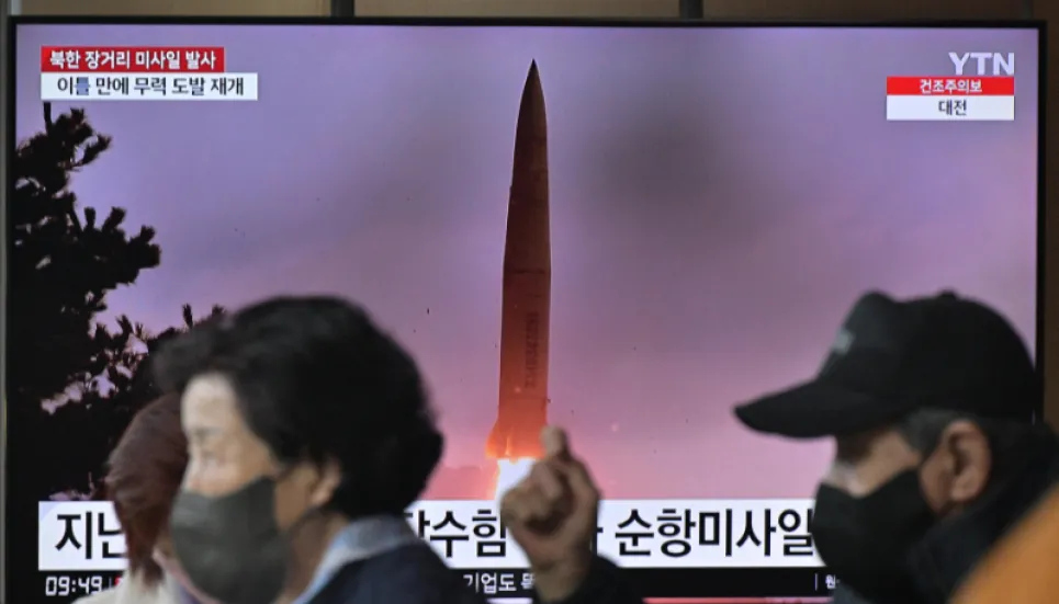 N Korea Fires Long Range Missile As S Korea President Heads To Japan The Business Post 